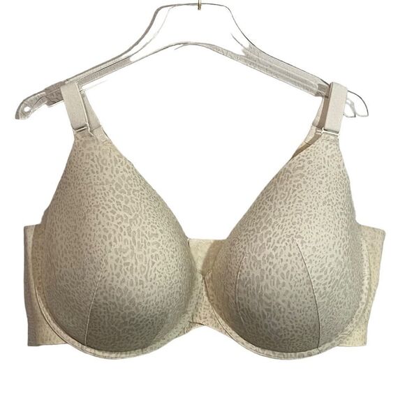 CACIQUE - LIGHT BEIGE - LIGHTLY LINED FULL COVERAGE BRA - 46F - EXC. COND. B11 - Picture 1 of 6